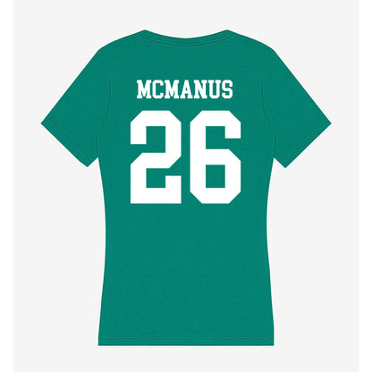 UAM - NCAA Baseball : Nathan McManus - Women's V-Neck T-Shirt-1