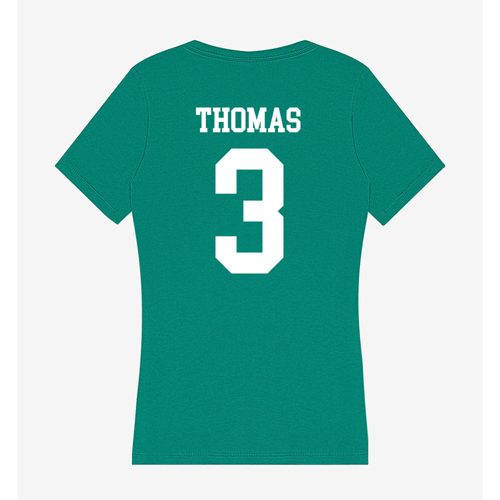 UAM - NCAA Football : Charles Thomas - Women's V-Neck T-Shirt-1