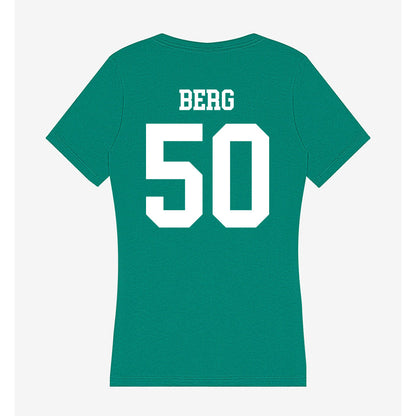 UAM - NCAA Football : Carson Berg - Women's V-Neck T-Shirt-1