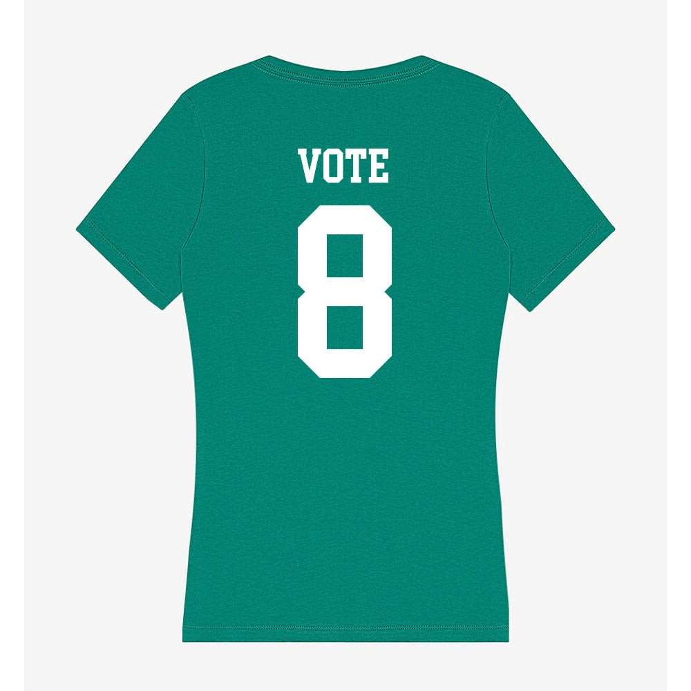 UAM - NCAA Softball : Ashlynne Vote - Women's V-Neck T-Shirt-1