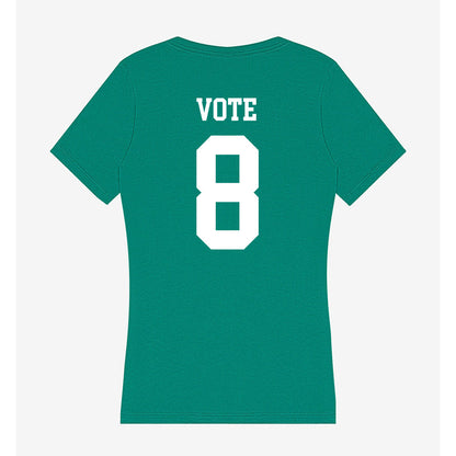 UAM - NCAA Softball : Ashlynne Vote - Women's V-Neck T-Shirt-1