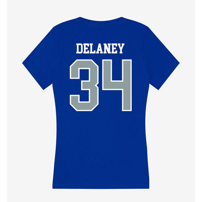 Daemen - NCAA Men's Soccer : Dylan Delaney - Women's V-Neck T-Shirt-1