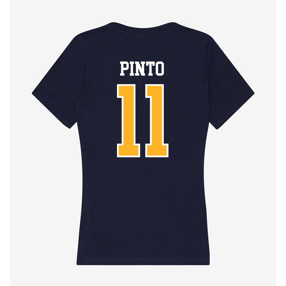 FLC - NCAA Men's Soccer : Francisco Pinto - Women's V-Neck T-Shirt-1