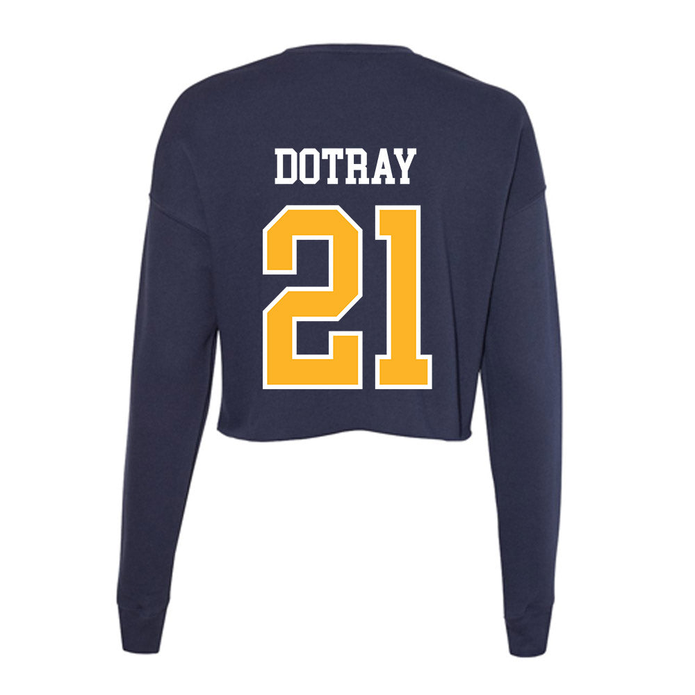 FLC - NCAA Women's Basketball : Savanna Dotray - Women's Cropped Crew Fleece-1
