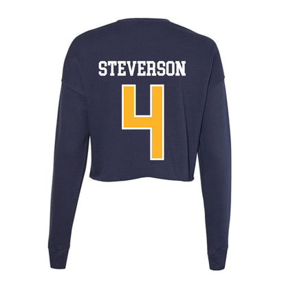 FLC - NCAA Men's Basketball : Daniel Steverson - Women's Cropped Crew Fleece-1