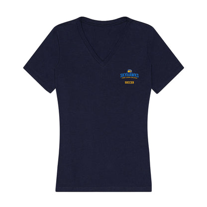 FLC - NCAA Men's Soccer : Francisco Pinto - Women's V-Neck T-Shirt-0