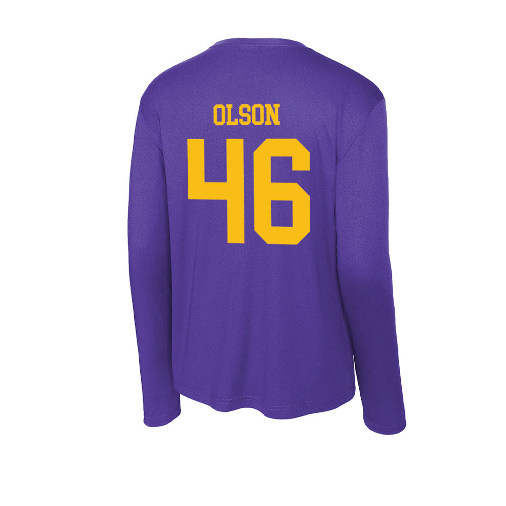 MNSU - NCAA Football : Tanner Olson - Activewear Long Sleeve T-Shirt-1