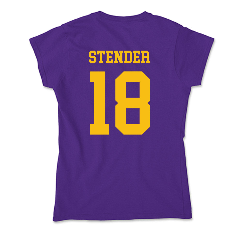Minn. St. - NCAA Men's Ice Hockey : Jakob Stender - Soft Style Women’s T-Shirt-1