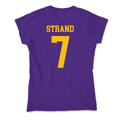 Minn. St. - NCAA Men's Ice Hockey : Bryce Strand - Soft Style Women’s T-Shirt-1