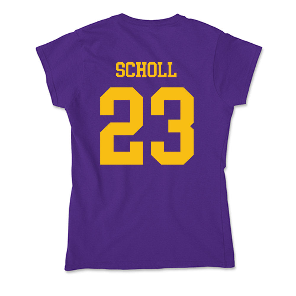 Minn. St. - NCAA Men's Ice Hockey : Sawyer Scholl - Soft Style Women’s T-Shirt-1
