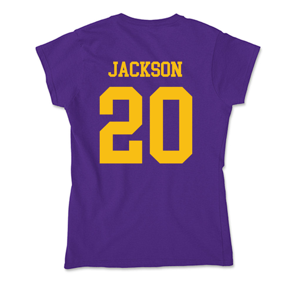 MNSU - NCAA Women's Soccer : Jade Jackson - Soft Style Women’s T-Shirt-1