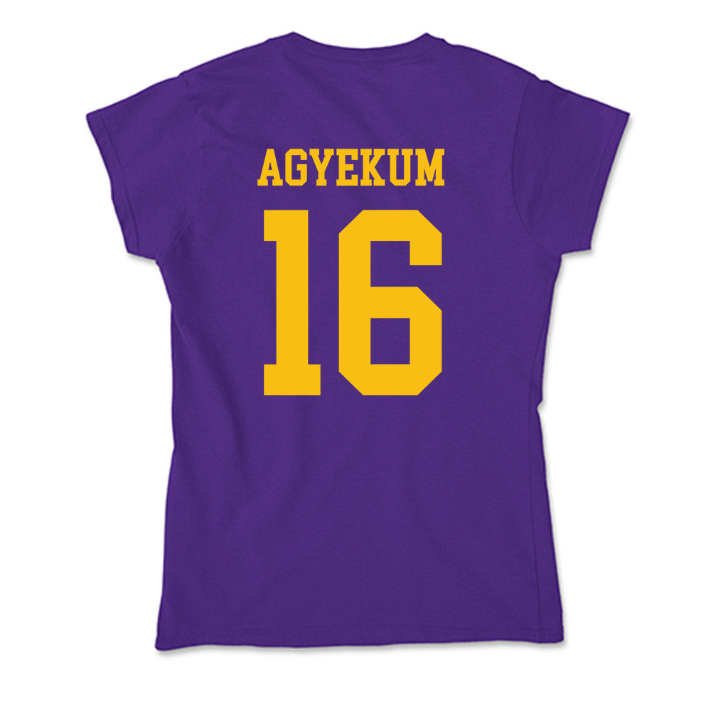 MNSU - NCAA Football : Richard Agyekum - Soft Style Women’s T-Shirt-1