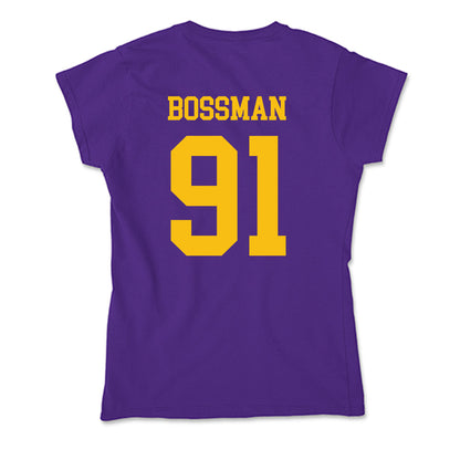 Minn. St. - NCAA Football : Sam Bossman - Soft Style Women’s T-Shirt-1