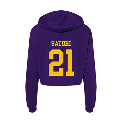 Minn. St. - NCAA Women's Volleyball : Mary Satori - Women's Crop Fleece Hoodie-1