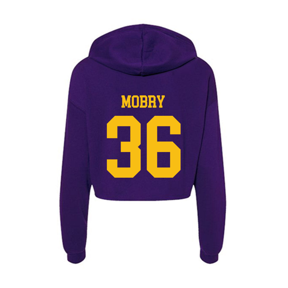 MNSU - NCAA Football : Jefferson Mobry - Women's Crop Fleece Hoodie-1