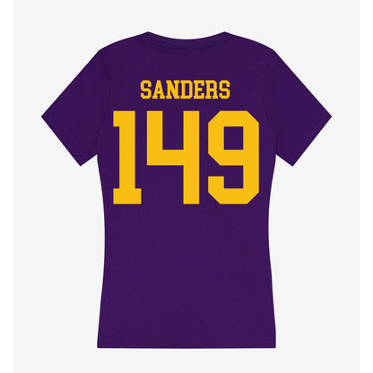 Minn. St. - NCAA Wrestling : Kain Sanders - Women's V-Neck T-Shirt-1