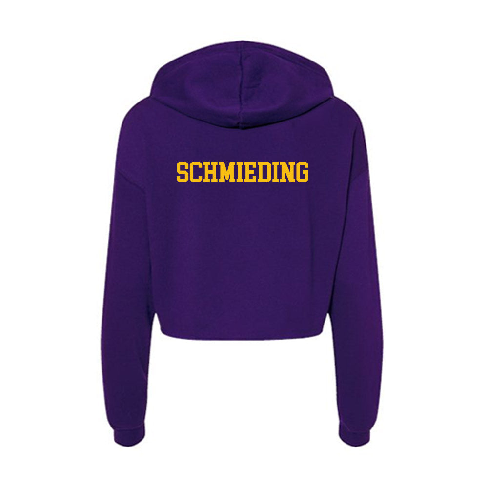 Minn. St. - NCAA Women's Swimming & Diving : Parker Schmieding - Women's Crop Fleece Hoodie-1