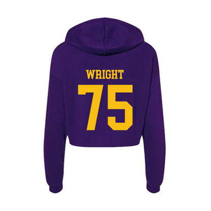 Minn. St. - NCAA Football : Magnus Wright - Women's Crop Fleece Hoodie-1