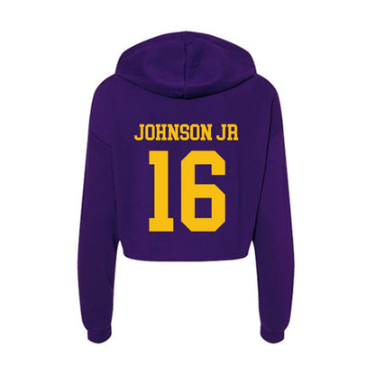 Minn. St. - NCAA Football : Antoine Johnson Jr - Women's Crop Fleece Hoodie-1