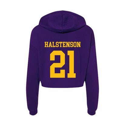 Minn. St. - NCAA Women's Soccer : Taylor Halstenson - Women's Crop Fleece Hoodie-1