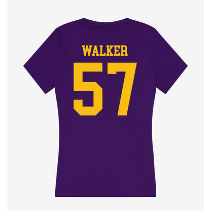 MNSU - NCAA Football : Carter Walker - Women's V-Neck T-Shirt-1
