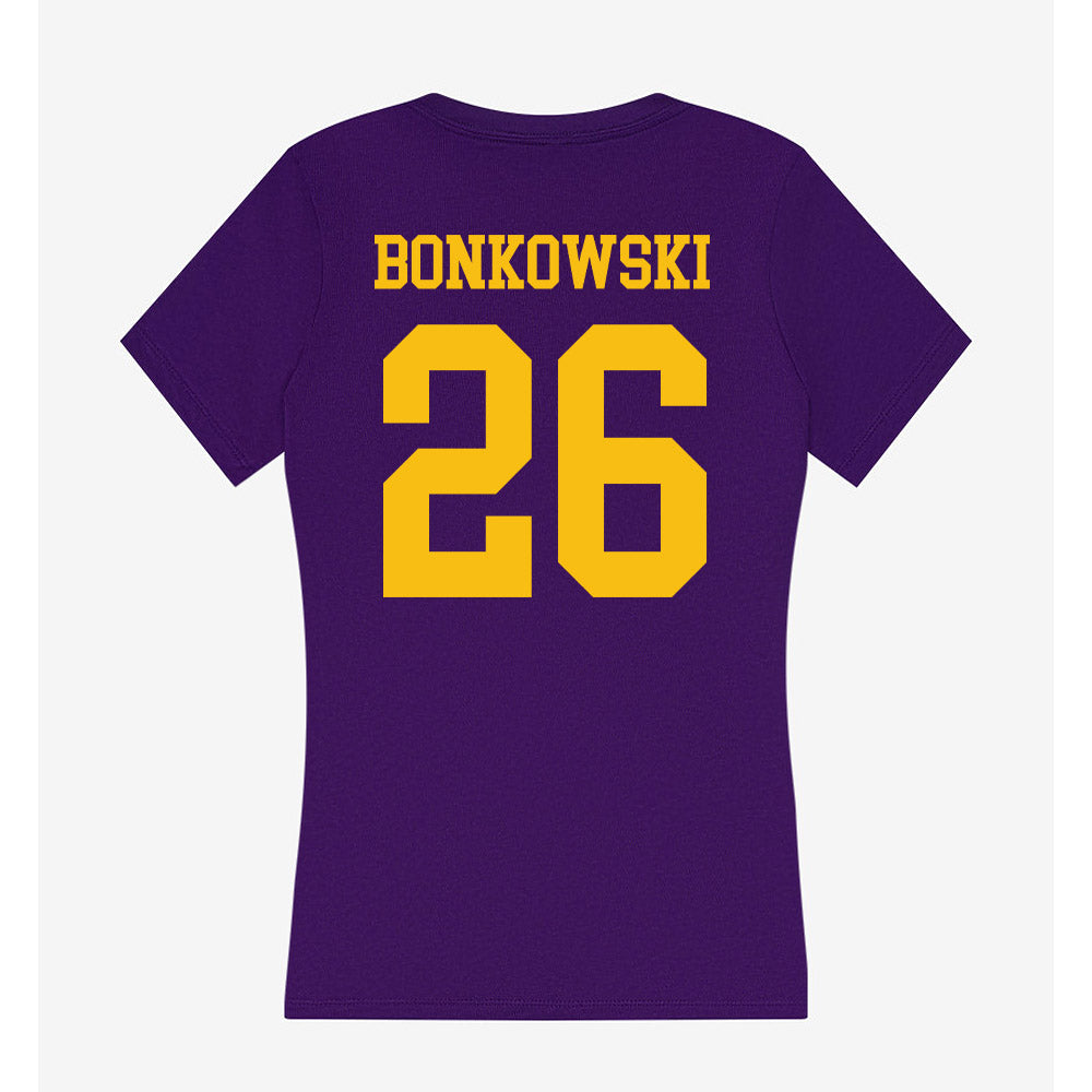 Minn. St. - NCAA Men's Ice Hockey : Rylan Bonkowski - Women's V-Neck T-Shirt-1