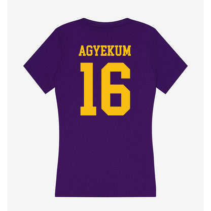 MNSU - NCAA Football : Richard Agyekum - Women's V-Neck T-Shirt-1