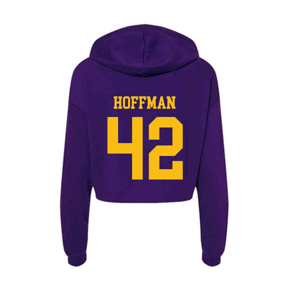 Minn. St. - NCAA Football : Colton Hoffman - Women's Crop Fleece Hoodie-1