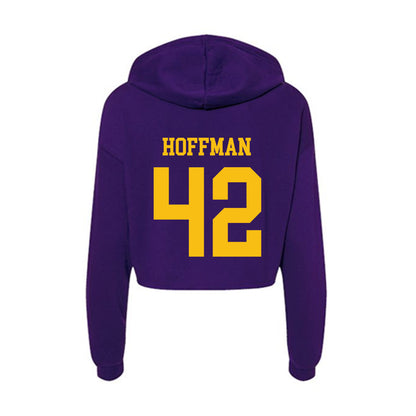 Minn. St. - NCAA Football : Colton Hoffman - Women's Crop Fleece Hoodie-1