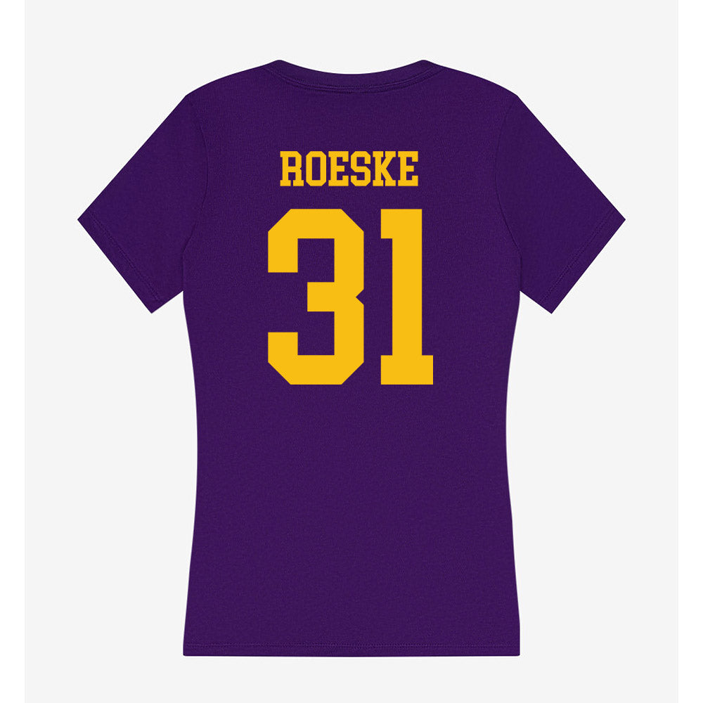 Minn. St. - NCAA Women's Ice Hockey : Kaydence Roeske - Women's V-Neck T-Shirt-1
