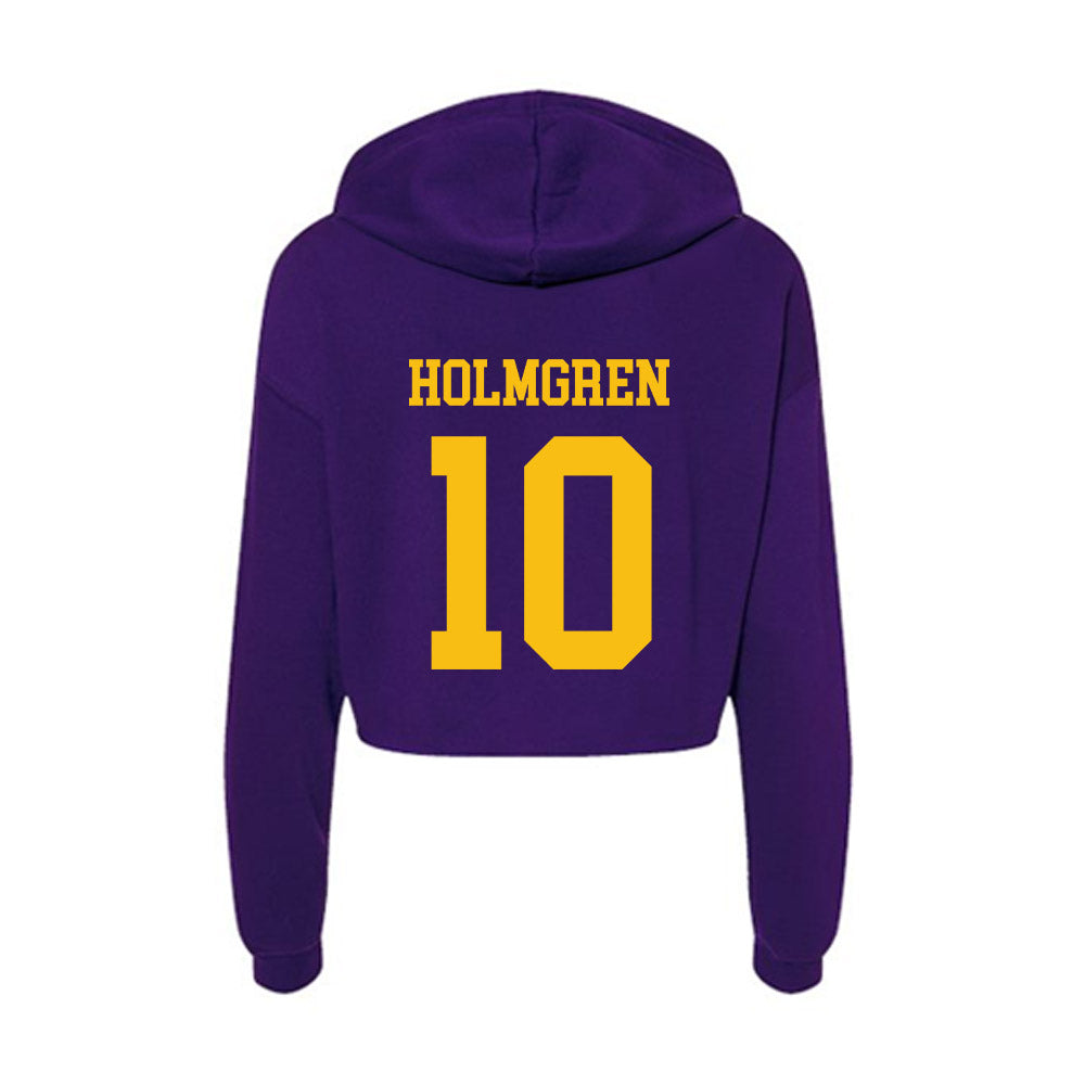 Minn. St. - NCAA Women's Basketball : Rhyan Holmgren - Women's Crop Fleece Hoodie-1