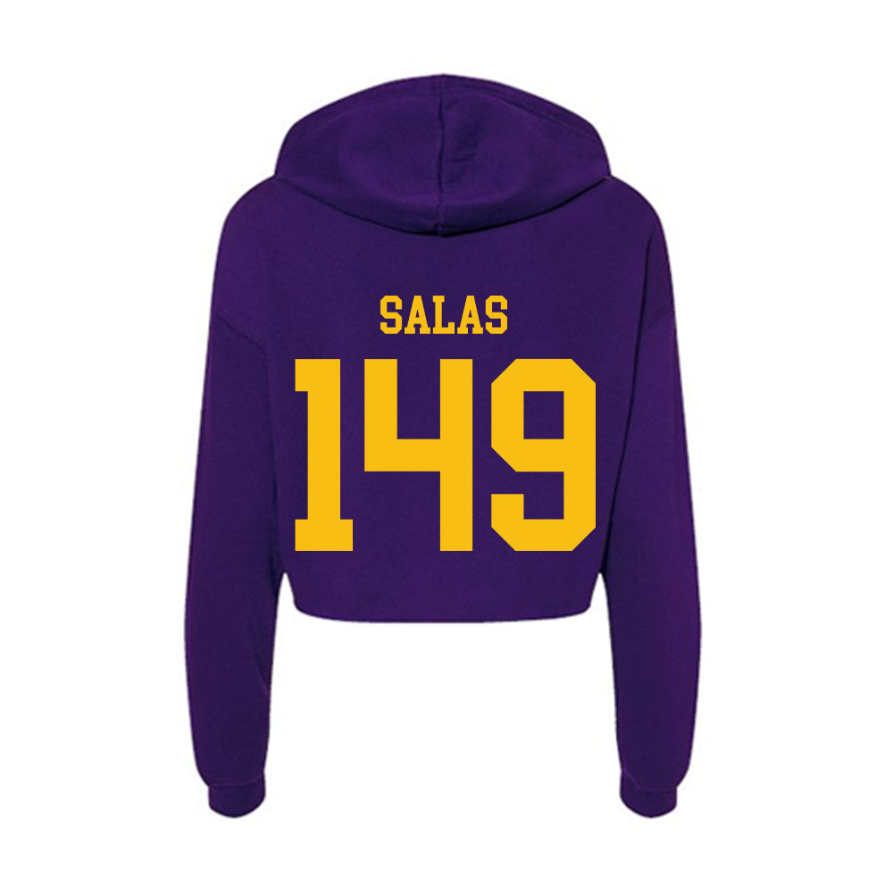 Minn. St. - NCAA Wrestling : James Salas - Women's Crop Fleece Hoodie-1
