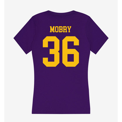 MNSU - NCAA Football : Jefferson Mobry - Women's V-Neck T-Shirt-1