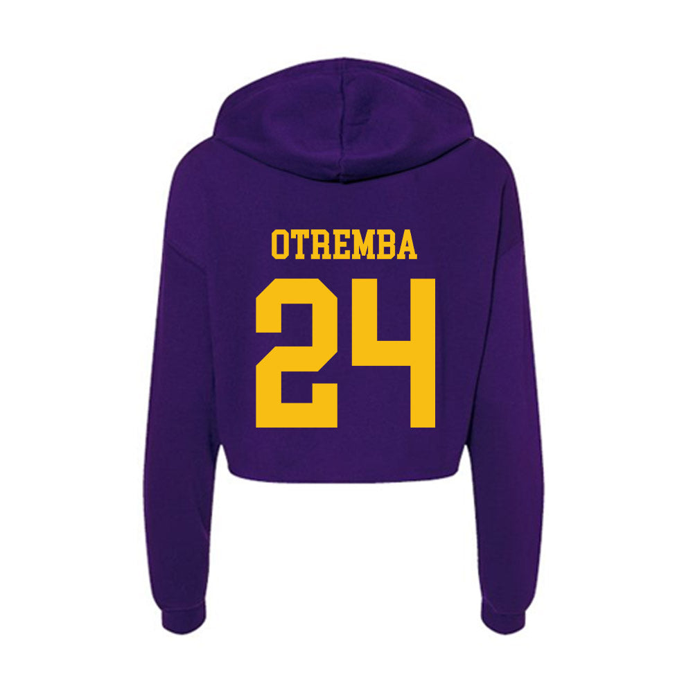 Minn. St. - NCAA Women's Ice Hockey : Taylor Otremba - Women's Crop Fleece Hoodie-1