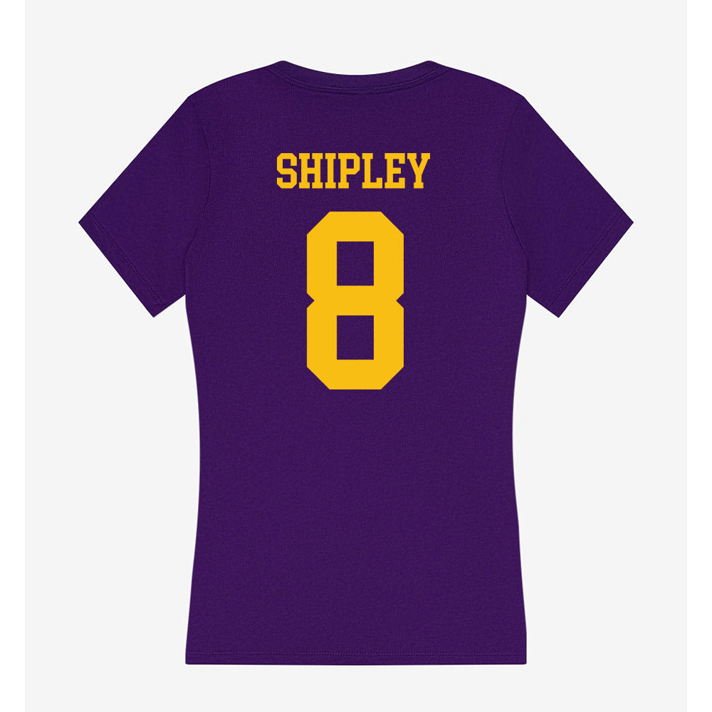 Minn. St. - NCAA Women's Ice Hockey : Bella Shipley - Women's V-Neck T-Shirt-1