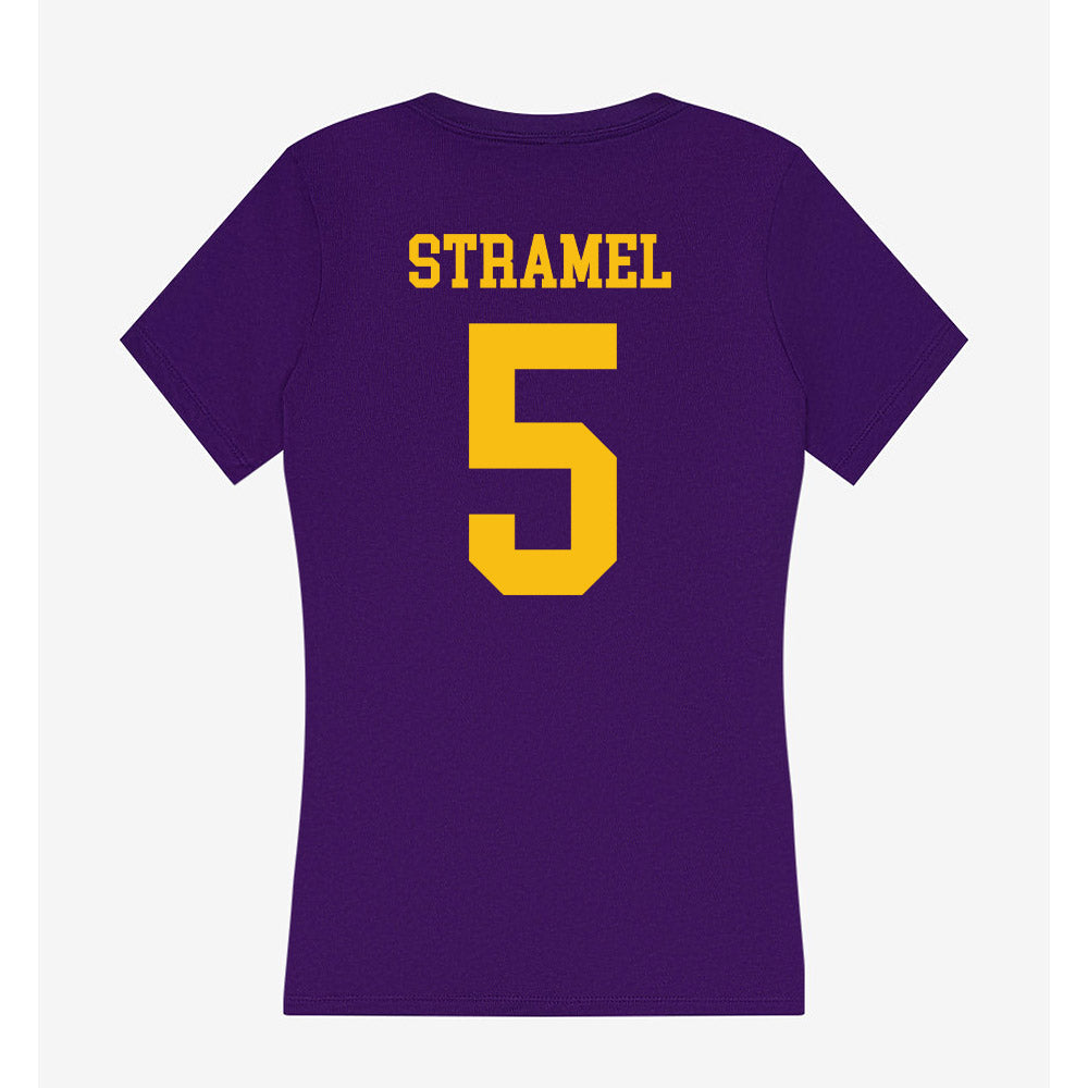 Minn. St. - NCAA Women's Ice Hockey : Sophie Stramel - Women's V-Neck T-Shirt-1