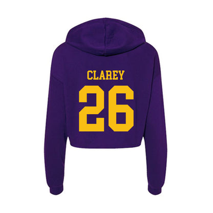 MNSU - NCAA Women's Soccer : Addison Clarey - Women's Crop Fleece Hoodie-1