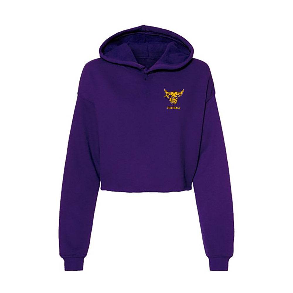 MNSU - NCAA Football : Edmund Ocansey - Women's Crop Fleece Hoodie-0