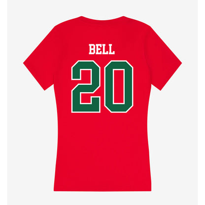 Minot State - NCAA Women's Volleyball : Jasmin Bell - Women's V-Neck T-Shirt-1