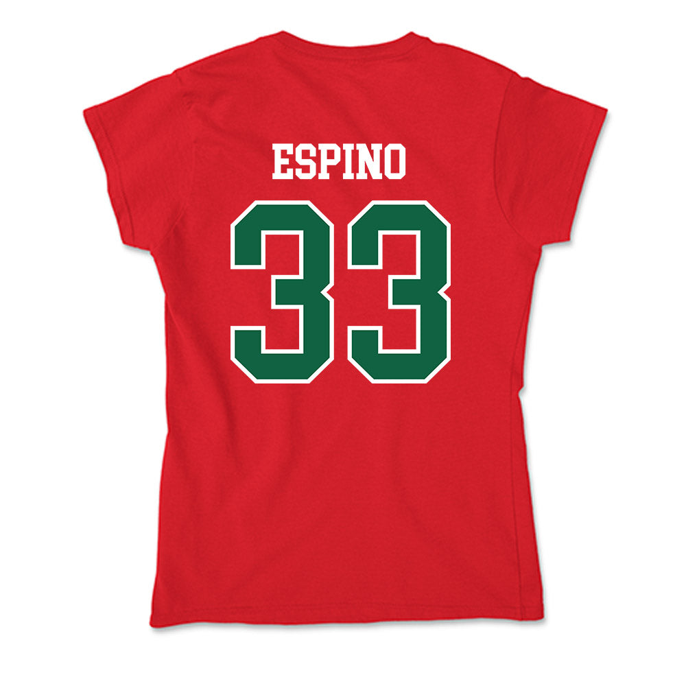 Minot State - NCAA Football : Blake Espino - Soft Style Women’s T-Shirt-1