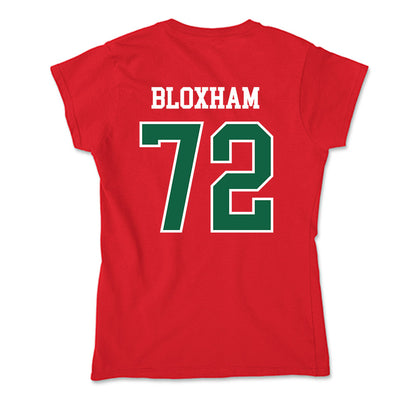 Minot State - NCAA Football : Lukaas Bloxham - Soft Style Women’s T-Shirt-1
