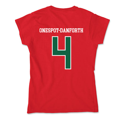 Minot State - NCAA Women's Volleyball : Katelyn Onespot-Danforth - Soft Style Women’s T-Shirt-1