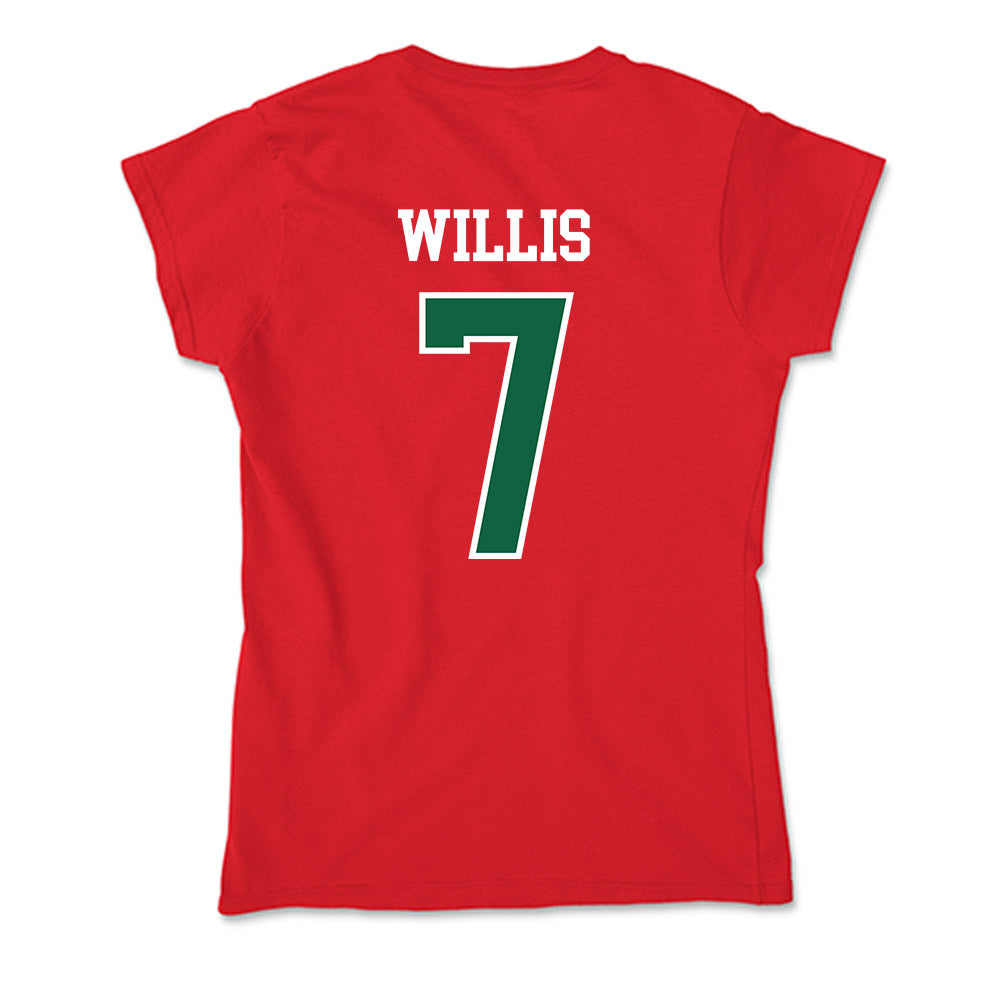 Minot State - NCAA Women's Volleyball : Emily Willis - Soft Style Women’s T-Shirt-1