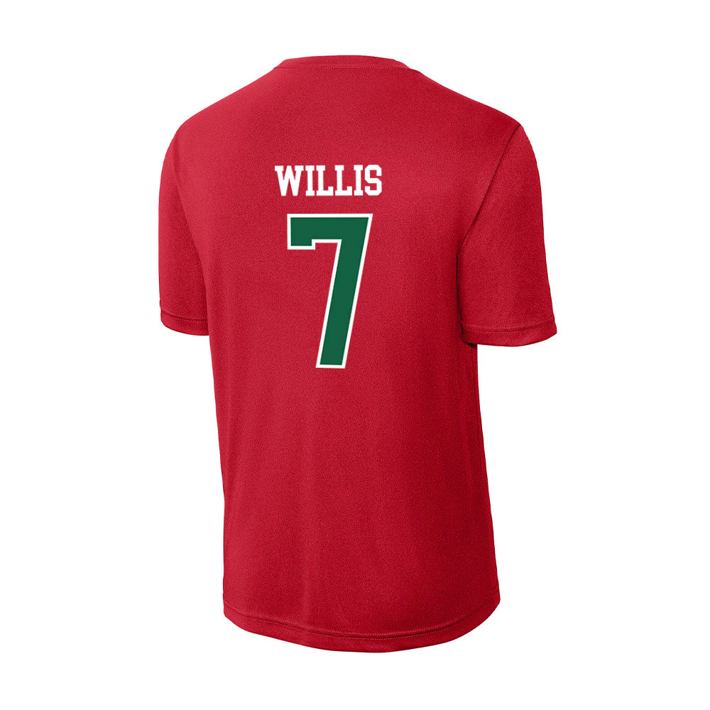 Minot State - NCAA Women's Volleyball : Emily Willis - Activewear T-Shirt-1