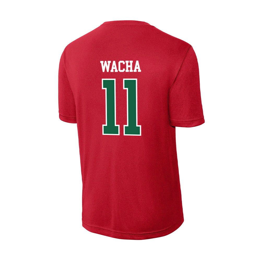 Minot State - NCAA Women's Basketball : Ashley Wacha - Activewear T-Shirt-1