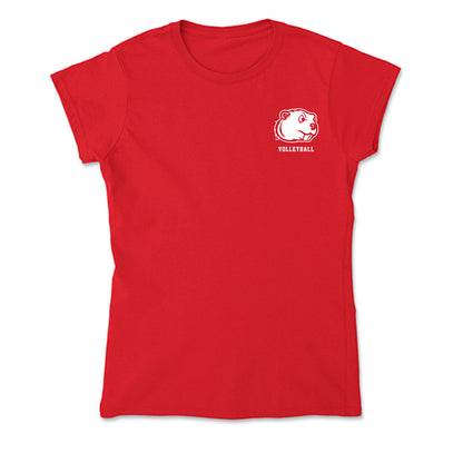 Minot State - NCAA Women's Volleyball : Emma Swisher - Soft Style Women’s T-Shirt-0