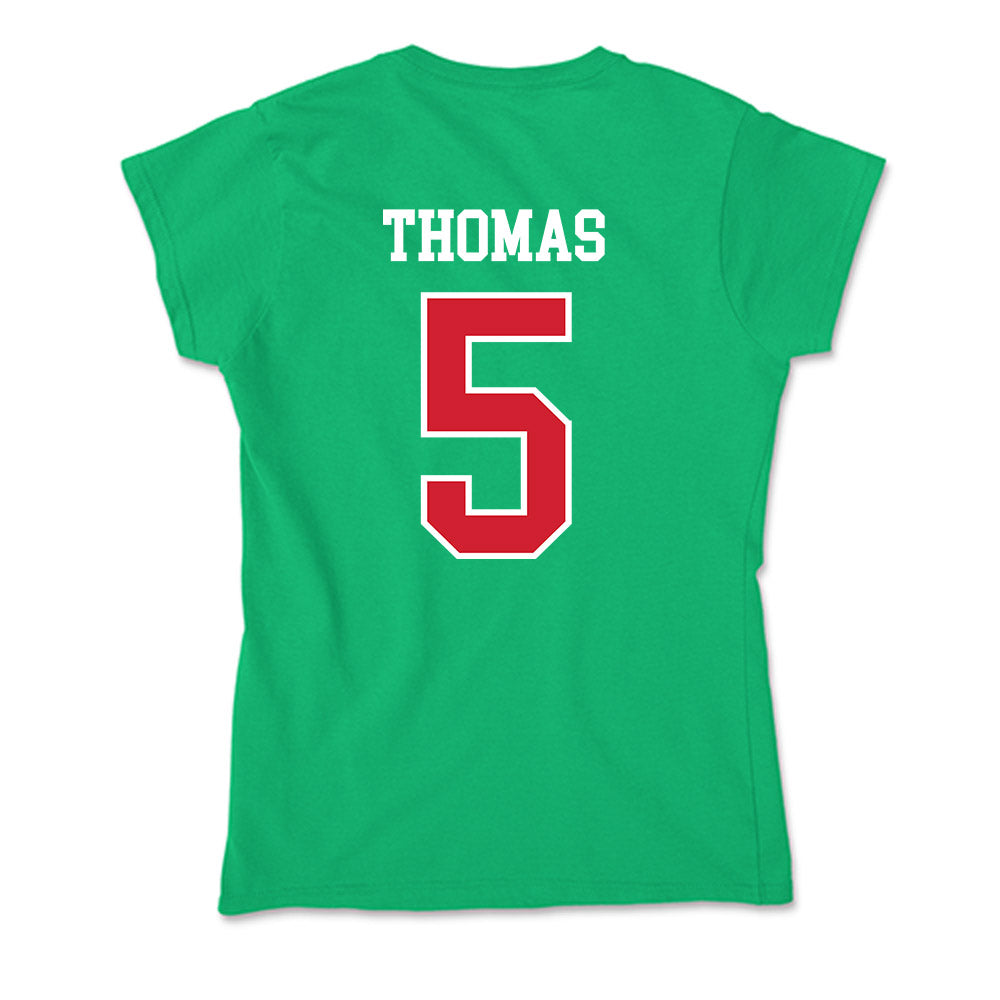 MVSU - NCAA Football : Jakobe Thomas - Soft Style Women’s T-Shirt-1