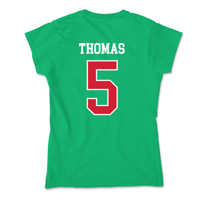 MVSU - NCAA Football : Jakobe Thomas - Soft Style Women’s T-Shirt-1