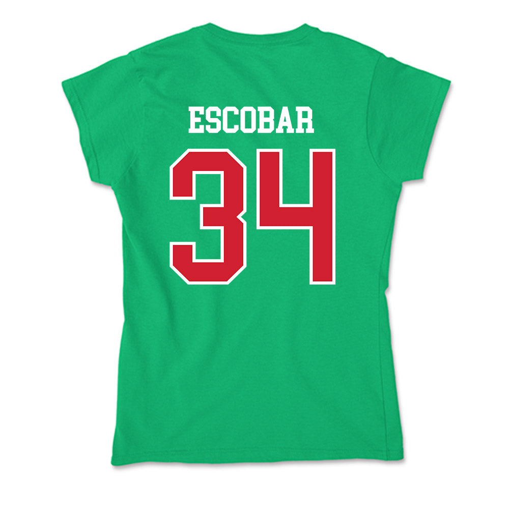 MVSU - NCAA Baseball : Angel Escobar - Soft Style Women’s T-Shirt-1