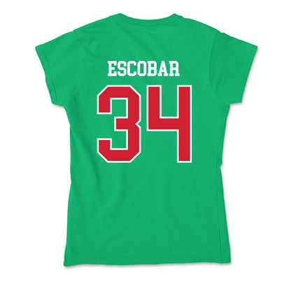 MVSU - NCAA Baseball : Angel Escobar - Soft Style Women’s T-Shirt-1